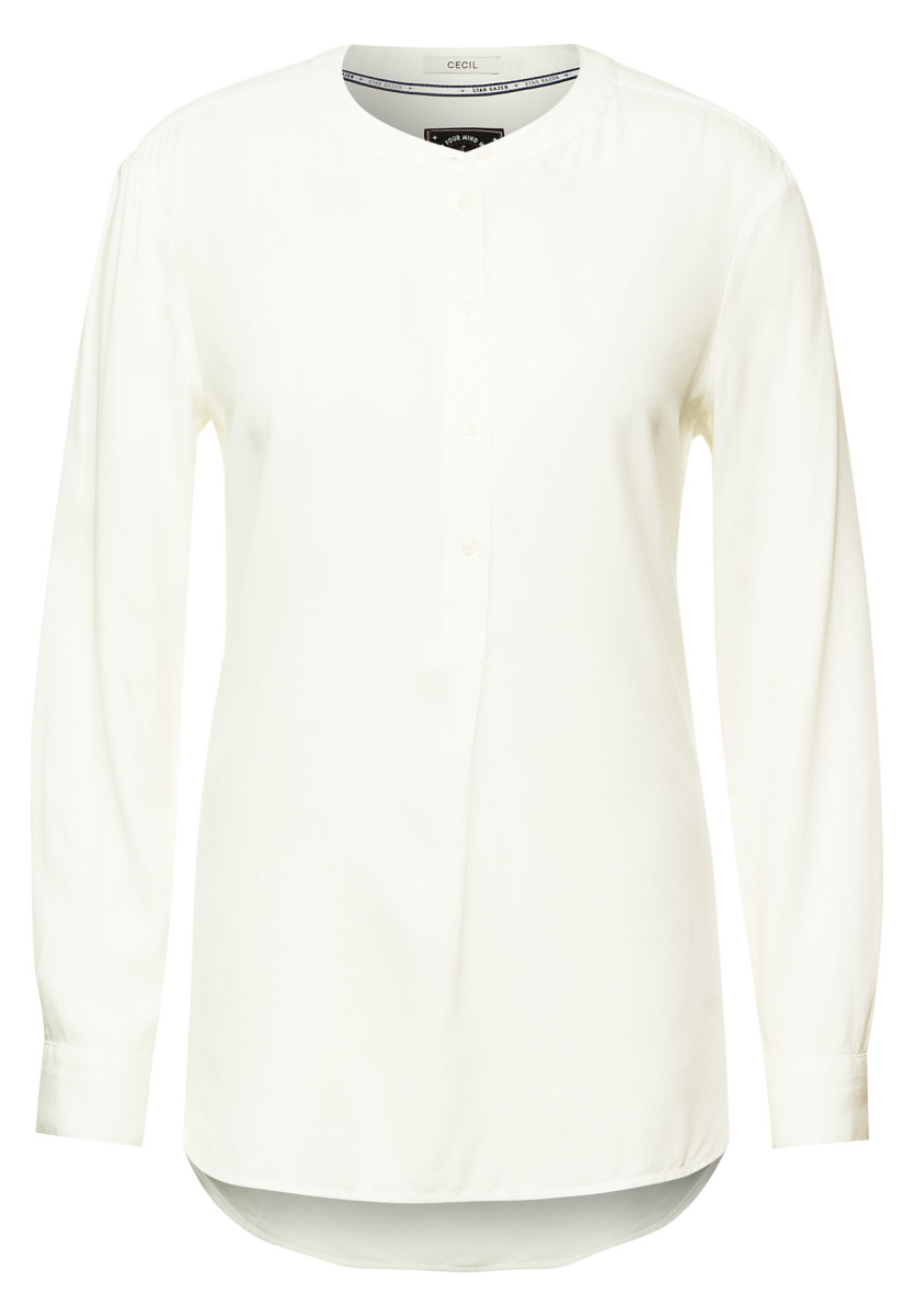 Lange Bluse in Unifarbe | Blusen langarm | Shirts & Blusen | Bekleidung |  DAMEN | MODE