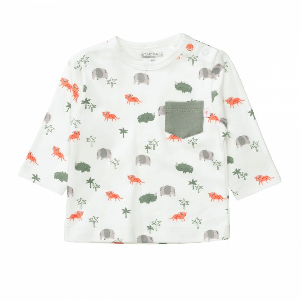 ORGANIC COTTON Langarmshirt mit Allover-Print | Sweatshirts & Sweatjacken |  Bekleidung | BABY | KINDER