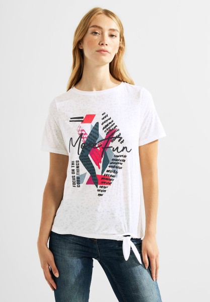 Multicolor Fotoprint Shirt - vanilla white | T-Shirts halbarm | Shirts &  Blusen | Bekleidung | DAMEN | MODE